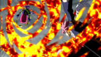 Natsu defeated Jackpot