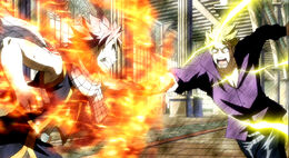 Natsu vs laxus part