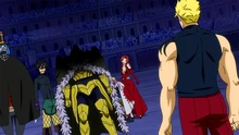 Flare enfrenta Laxus.