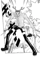 Cancer's original outfit as seen in the manga