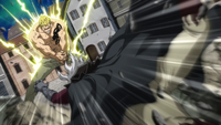 Laxus defeats Historia Hades