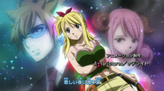 Lucy, Loke and Aries on the fifth opening, Egao No Mahou