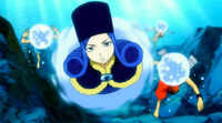 Team Natsu takes an underwater route