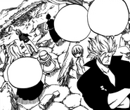 Mirajane looks at the destroyed guild