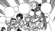 Erza and her friends ask Yukino to join Fairy Tail