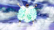 Natsu attacked with Ice-Make Diamond Cage