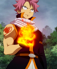 Natsu confronts Eclipse Leo