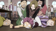 Droy failing to stop Natsu