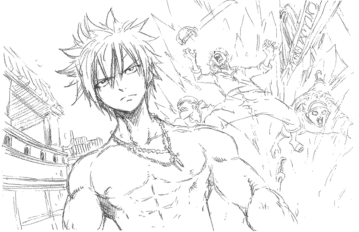 gray drawing fairy tail