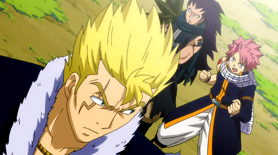 fairy tail natsu vs laxus