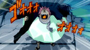 Natsu tells Gray that they both are Fairy Tail Mages