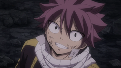 Natsu observa el milagro de los dragones-0