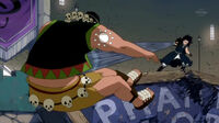 Nab attacked by Gajeel