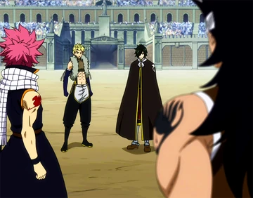 Featured image of post The Best 19 Natsu Gajeel Vs Sting Rogue Episode