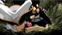 Gildarts beats Natsu