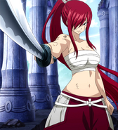 Erza is determined to win