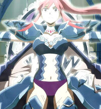 Erza is saved by Makarov