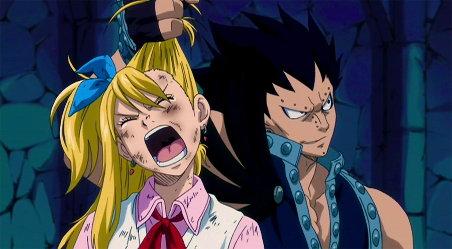 fairy tail natsu vs gajeel