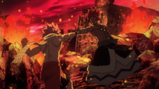 Ignia detiene el ataque de Natsu
