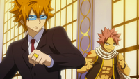 Natsu and Loke ready to face the Royal Army