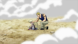 Laxus reconforta a Mavis