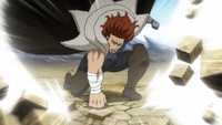 Gildarts crushes the ground