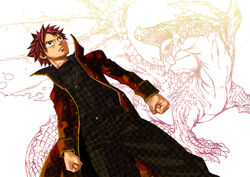 ArtStation - Fairy Tail: Natsu and Igneel Dragneel