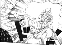 Natsu challenges Laxus 