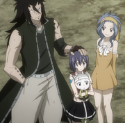 Gajeel Conforta a Wendy