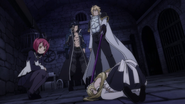 Mary watches as Jerome threatens Natsu