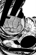 Natsu charges at Zeref with Demolition Fist