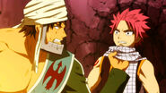 Simon angry at Natsu