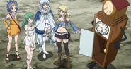 Yukino watches Hisui stands strong