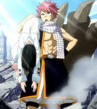 Natsu beats daphne