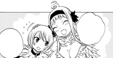 Yukino feliz de estar con su hermana