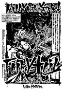 Natsu on the cover of Chapter 265
