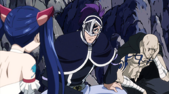 Bickslow Wendy Marvell Vs Erigor Fairy Tail Wiki Fandom Tenrou island arc bickslow appears, along with freed and evergreen, at the fairy tail guild welcoming back lisanna. bickslow wendy marvell vs erigor
