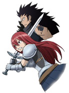 Erza and Gajeel from Movie