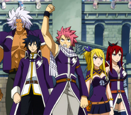 Erza in team Fairy Tail A