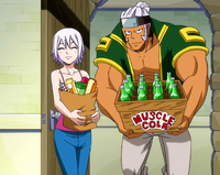 Elfman and Lisanna With Snacks