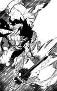 Levy is saved from Torafuzar by Gajeel