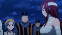 Erza asks about Rescue Team