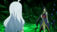 Kamika appears at Mirajane's location