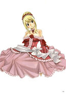 Lucy in her lady's clothes from Fantasia Artbook