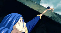 Gray saves Juvia