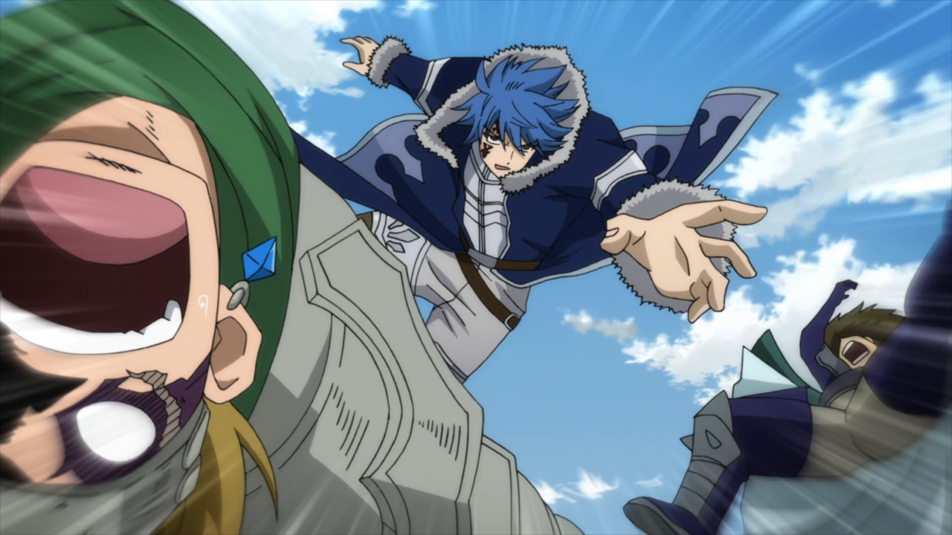Erza Scarlet Kagura Mikazuchi Jellal Fernandes Vs Neinhart Fairy Tail Wiki Fandom