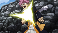 Natsu's reaction to his book's damage