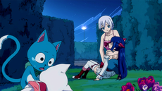 Lisanna and Happy finds Wendy and Carl