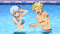 Sting and Yukino playing