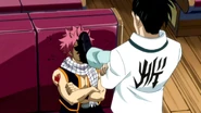 Kageyama starts to hit Natsu